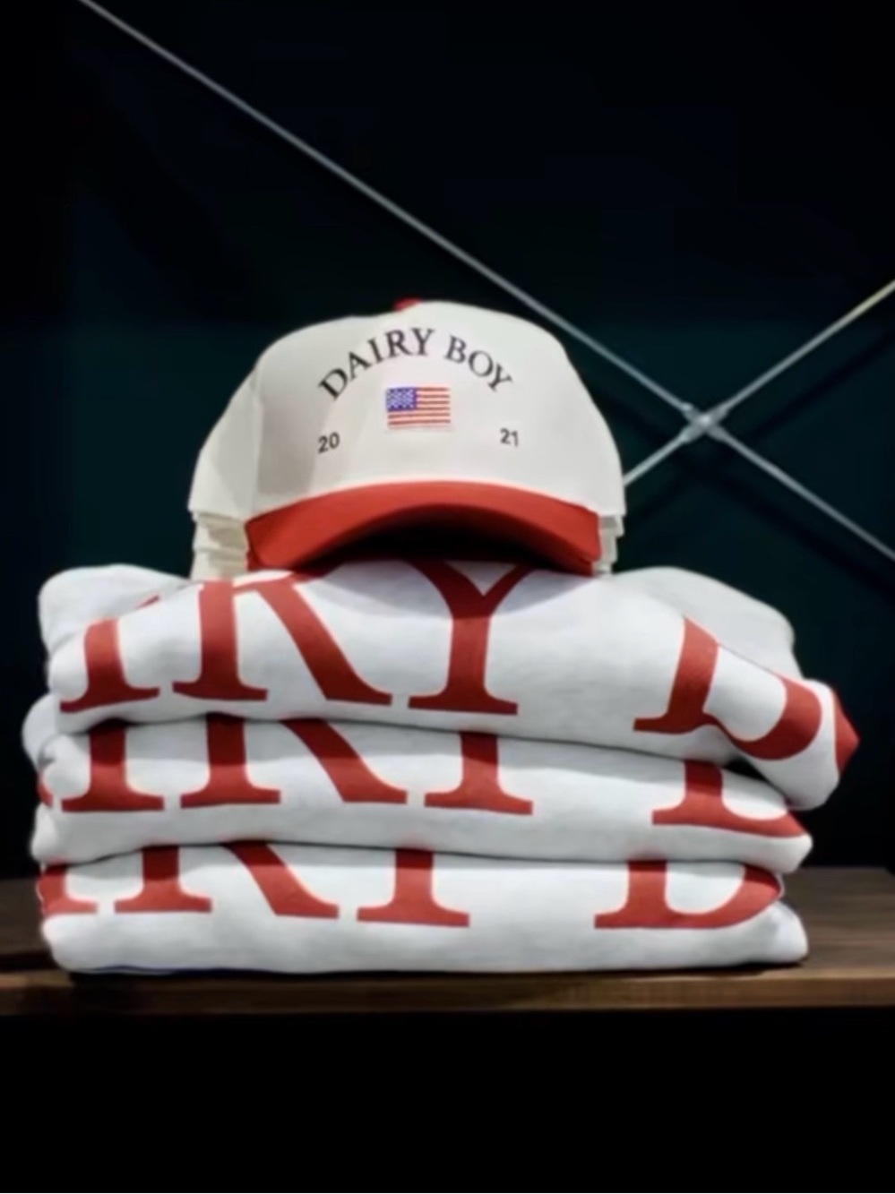 Dairy Boy ball cap Heritage Trucker Hat navy SnapBack SOLDOUT